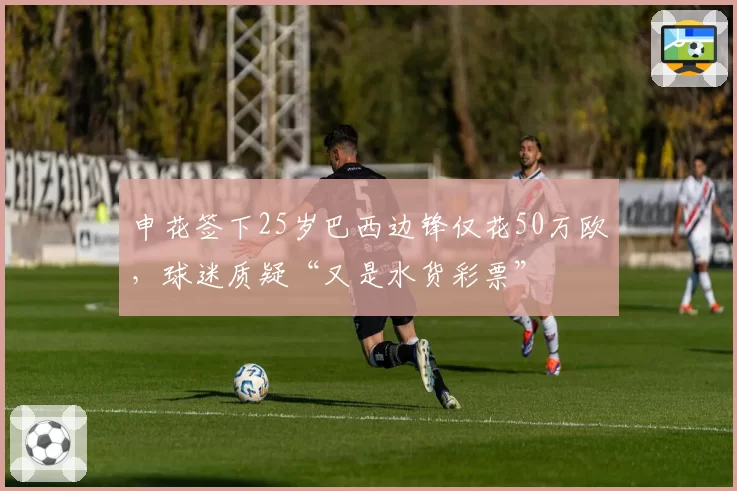 申花签下25岁巴西边锋仅花50万欧，球迷质疑“又是水货彩票”